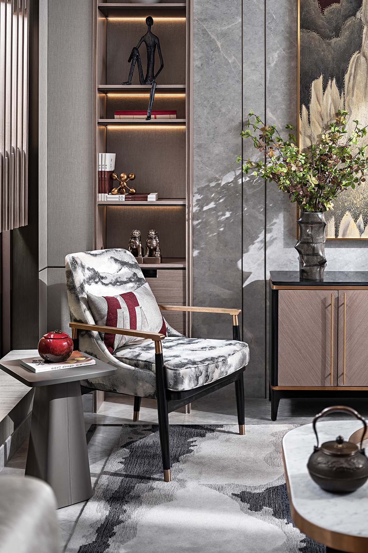 ZAD左木設計,新城璽樾門第合院樣板間,東莞樣板房設計,新中式樣板房,項目投稿