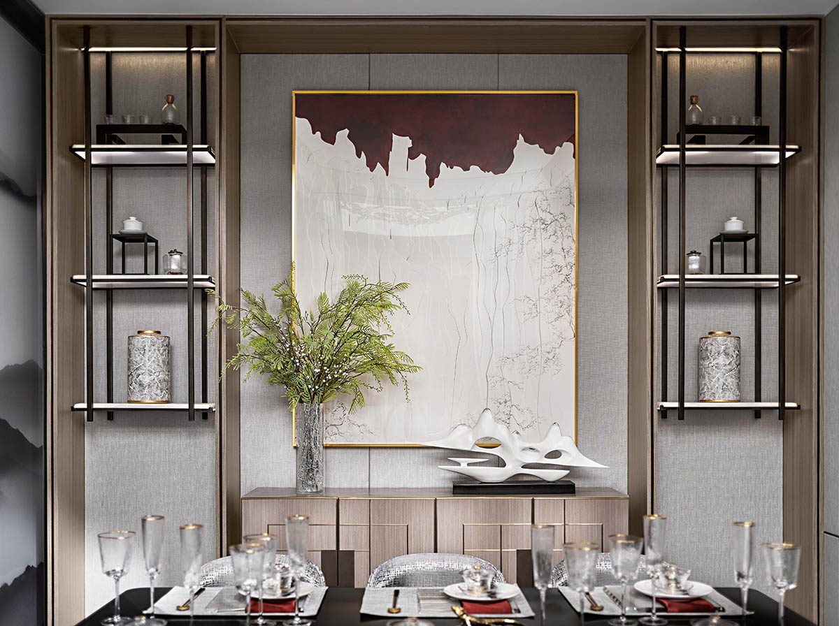 ZAD左木設計,新城璽樾門第合院樣板間,東莞樣板房設計,新中式樣板房,項目投稿