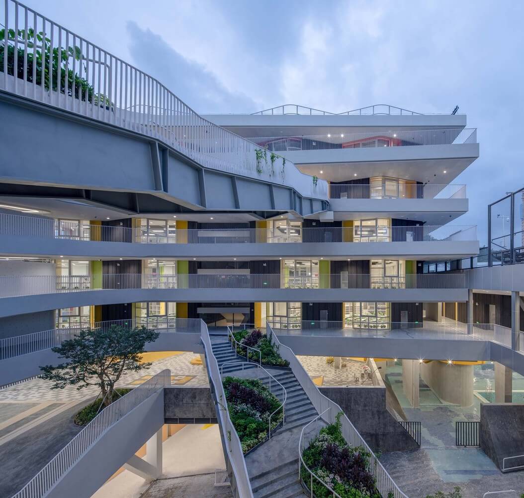 深圳紅嶺實驗小學，源計劃建築師事務所，源計劃，小學設計，教育空間設計