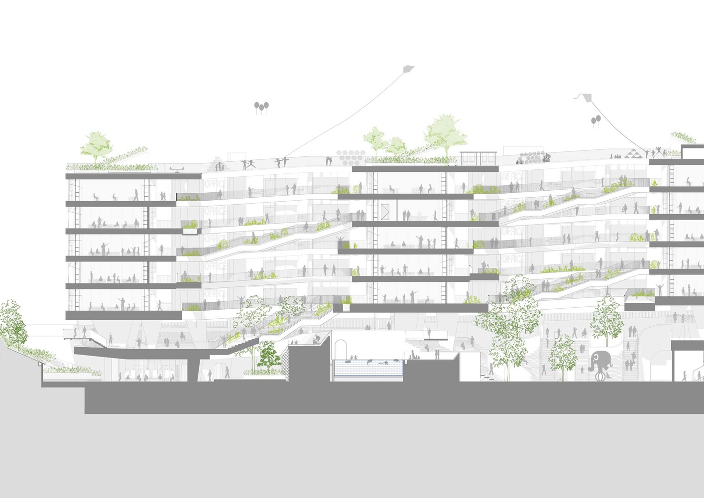 深圳紅嶺實驗小學，源計劃建築師事務所，源計劃，小學設計，教育空間設計