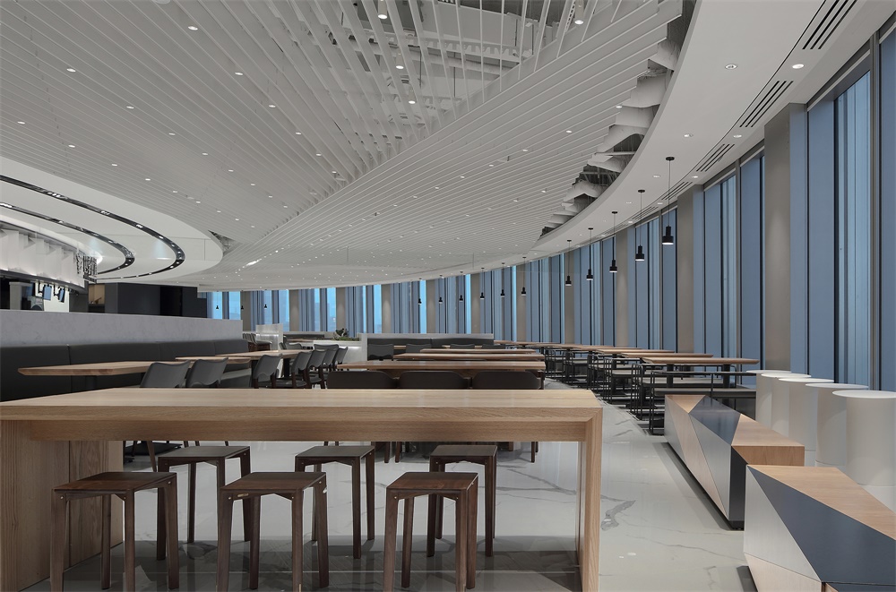 叁上叁設計,深圳灣、員工餐廳設計、員工食堂,團餐設計,“春筍”,項目投稿