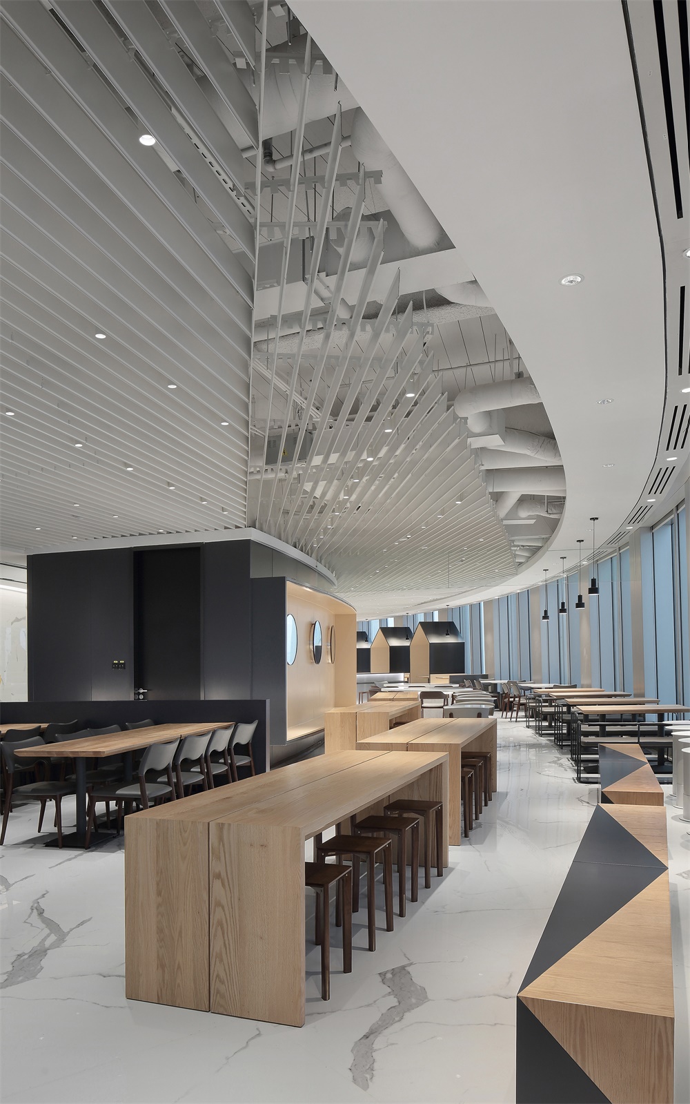 叁上叁設計,深圳灣、員工餐廳設計、員工食堂,團餐設計,“春筍”,項目投稿