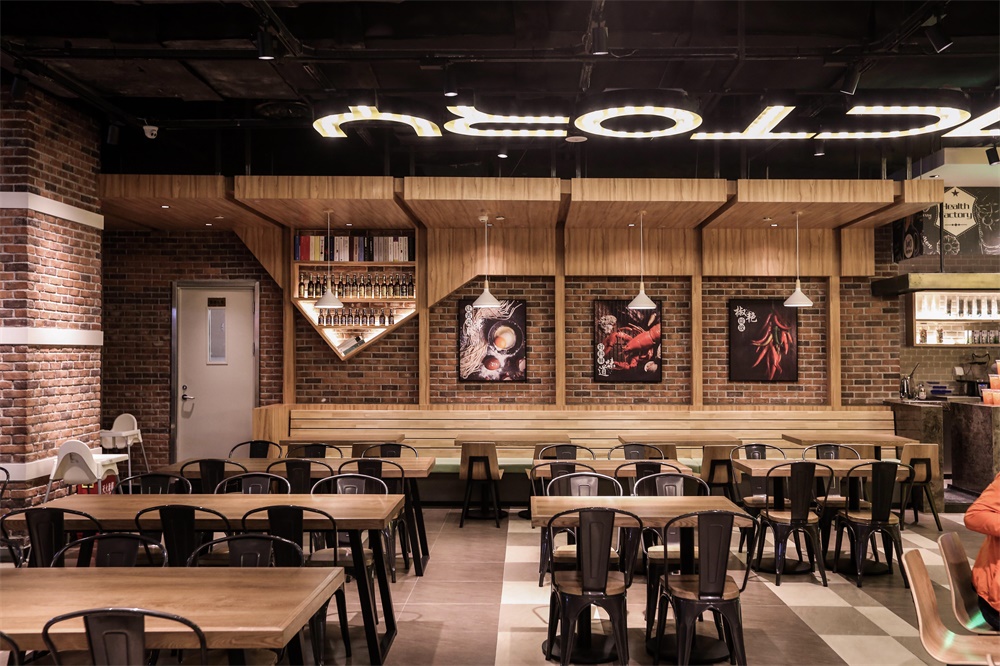 餐飲空間,食通天,美食廣場設計,華潤萬象城,西安,金楓設計,項目投稿