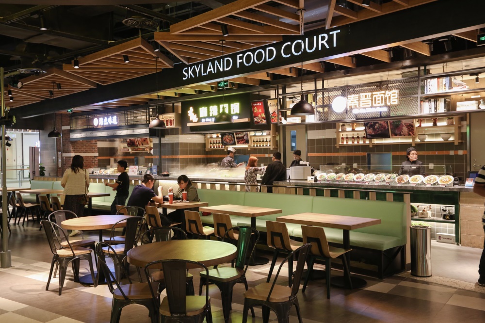 餐飲空間,食通天,美食廣場設計,華潤萬象城,西安,金楓設計,項目投稿