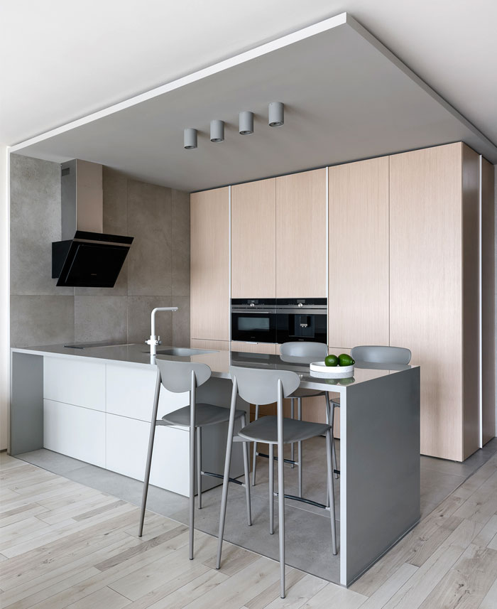 住宅空間,國外住宅空間設計,極簡風格,淺色係公寓,公寓設計