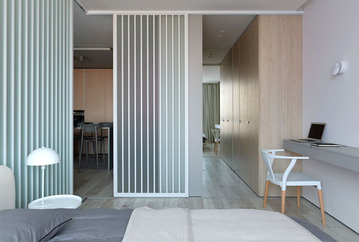 住宅空間,國外住宅空間設計,極簡風格,淺色係公寓,公寓設計