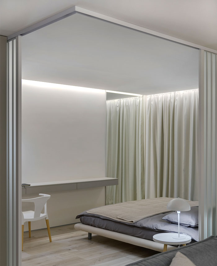 住宅空間,國外住宅空間設計,極簡風格,淺色係公寓,公寓設計