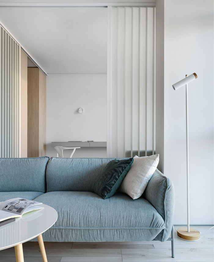 住宅空間,國外住宅空間設計,極簡風格,淺色係公寓,公寓設計