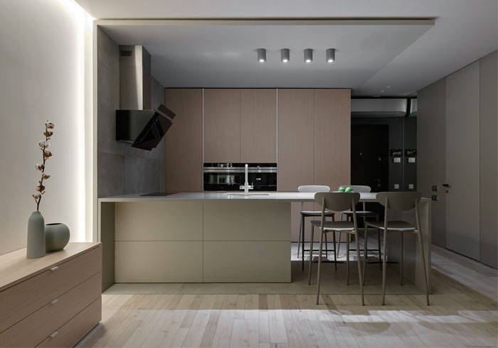 住宅空間,國外住宅空間設計,極簡風格,淺色係公寓,公寓設計