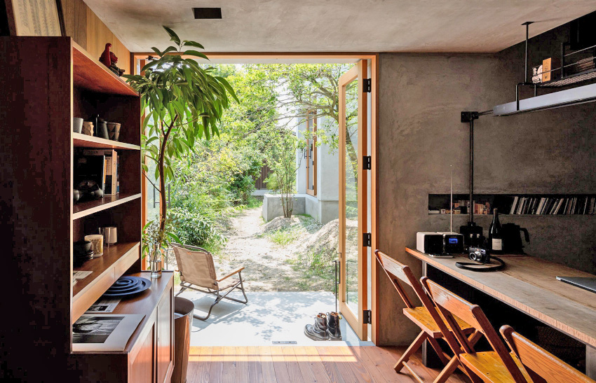 SOHO住宅，SOHO設計，室內設計，極簡風格，住宅辦公，辦公室設計，清水混凝土