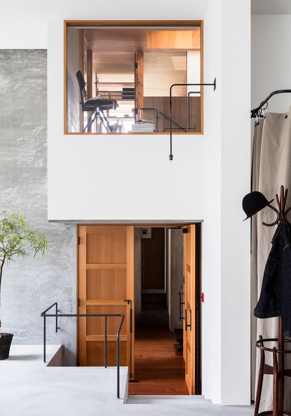 SOHO住宅，SOHO設計，室內設計，極簡風格，住宅辦公，辦公室設計，清水混凝土