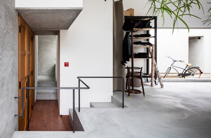 SOHO住宅，SOHO設計，室內設計，極簡風格，住宅辦公，辦公室設計，清水混凝土