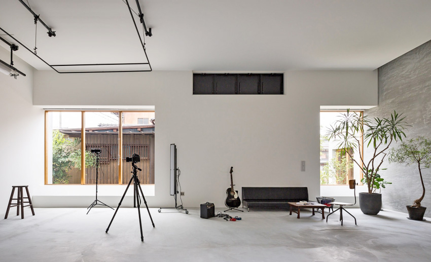 SOHO住宅，SOHO設計，室內設計，極簡風格，住宅辦公，辦公室設計，清水混凝土