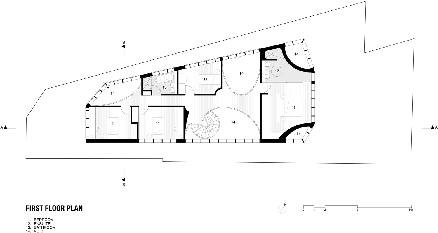 別墅設計，現代風格別墅，悉尼，Chenchow Little，住宅空間