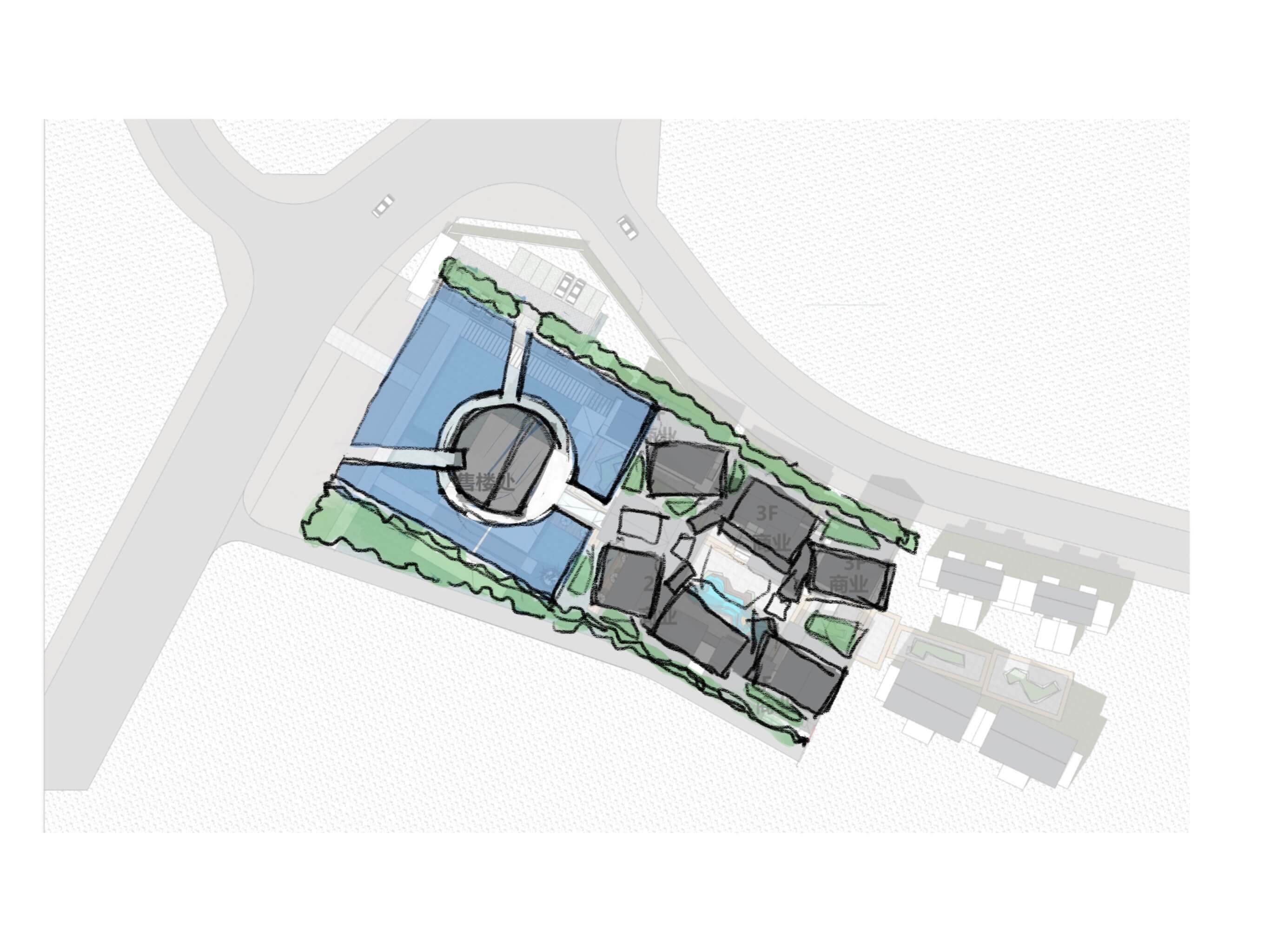 重慶山曉示範區售樓處、事建組、aoe、售樓處設計、重慶售樓處設計