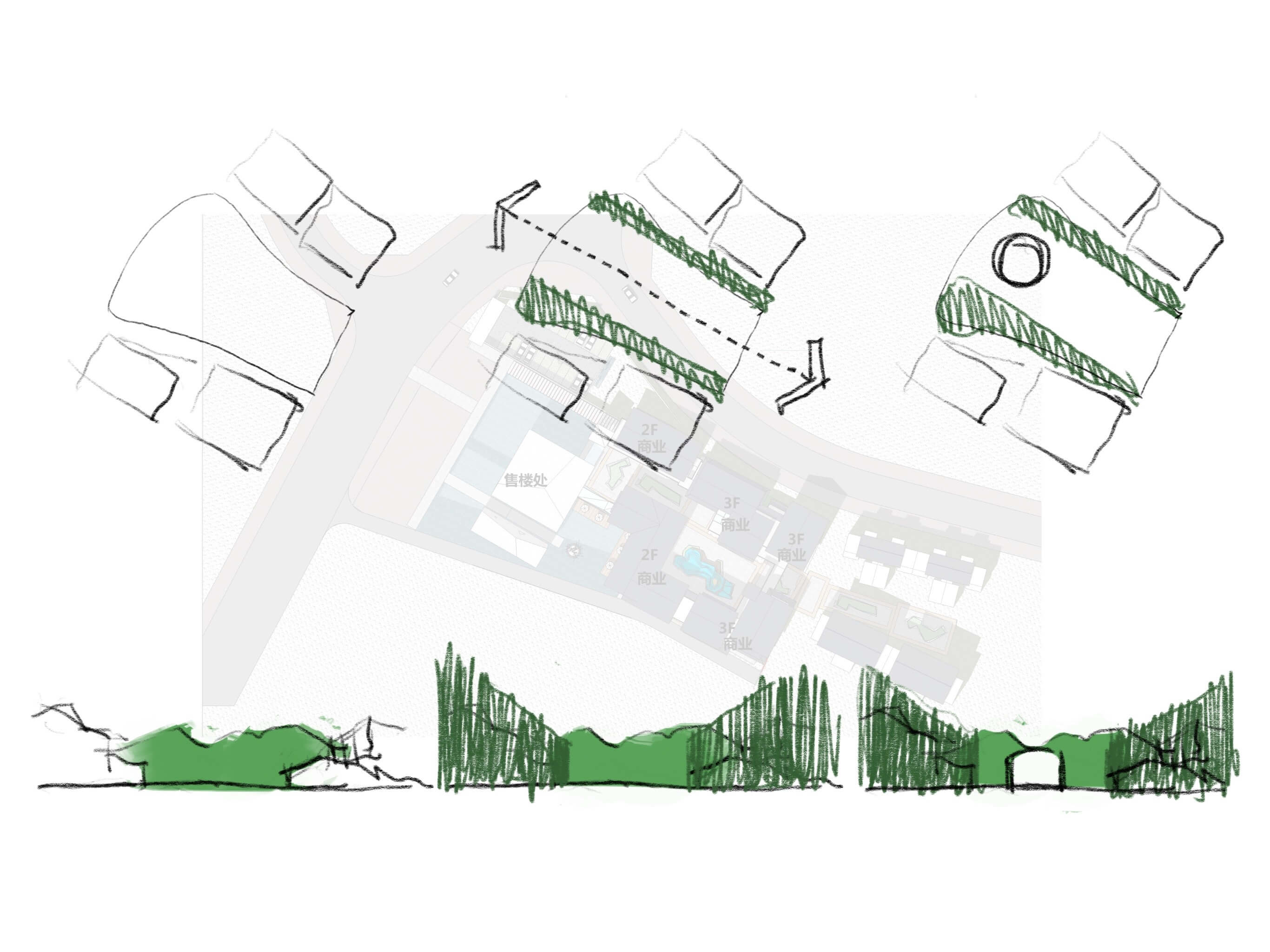 重慶山曉示範區售樓處、事建組、aoe、售樓處設計、重慶售樓處設計