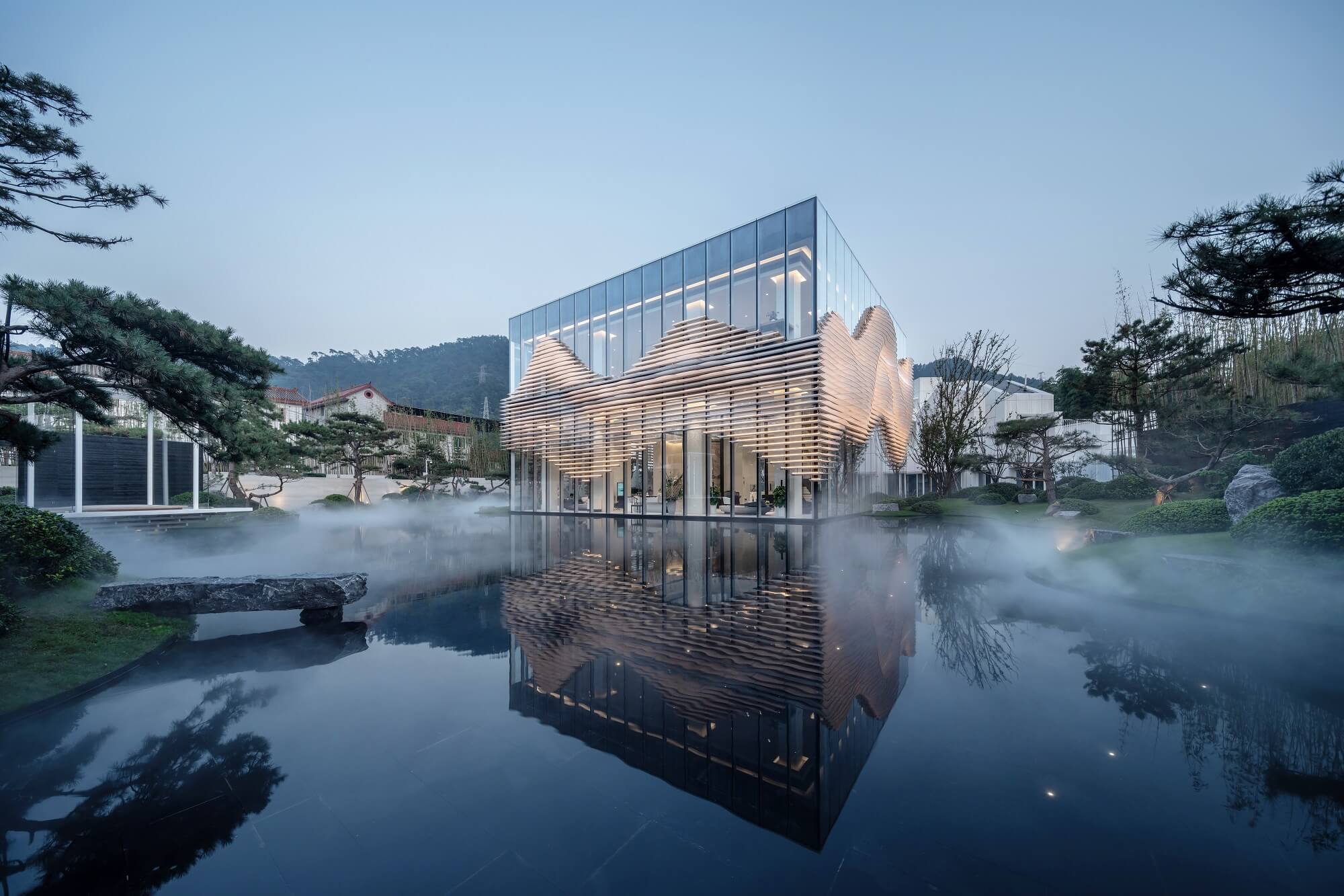 重慶山曉示範區售樓處、事建組、aoe、售樓處設計、重慶售樓處設計