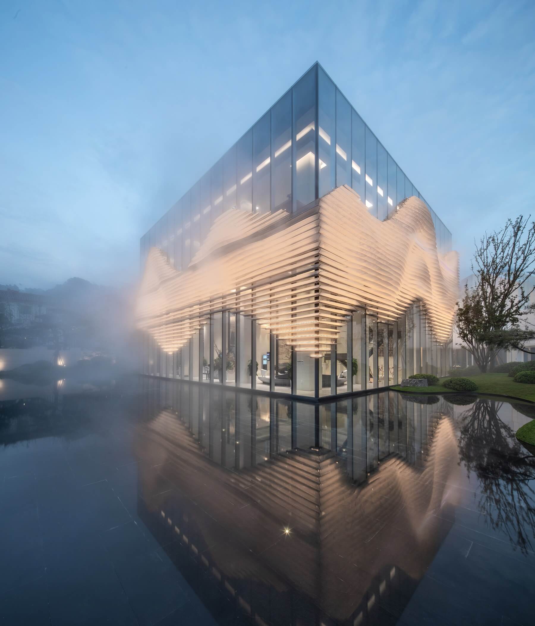 重慶山曉示範區售樓處、事建組、aoe、售樓處設計、重慶售樓處設計