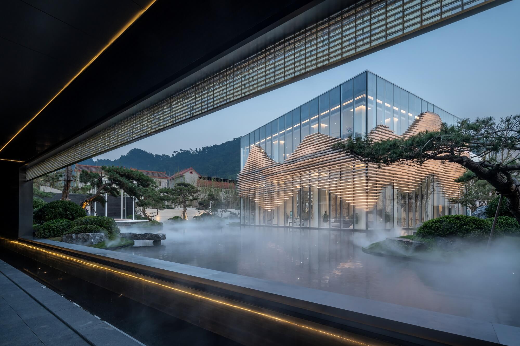 重慶山曉示範區售樓處、事建組、aoe、售樓處設計、重慶售樓處設計