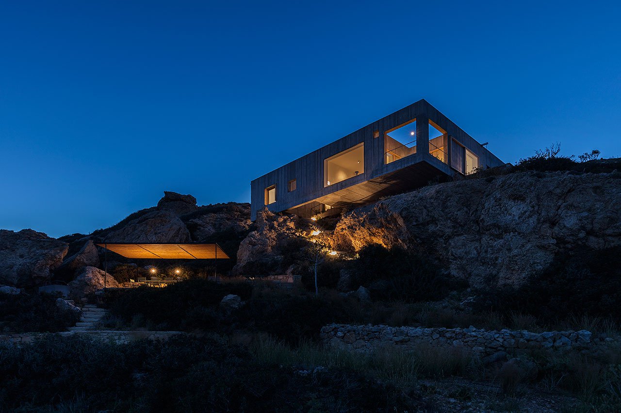 別墅設計，海景別墅，室內設計，OOAK architects，國外海景別墅，現代風格別墅，清水混凝土