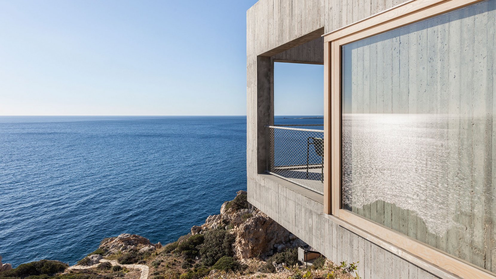 別墅設計，海景別墅，室內設計，OOAK architects，國外海景別墅，現代風格別墅，清水混凝土