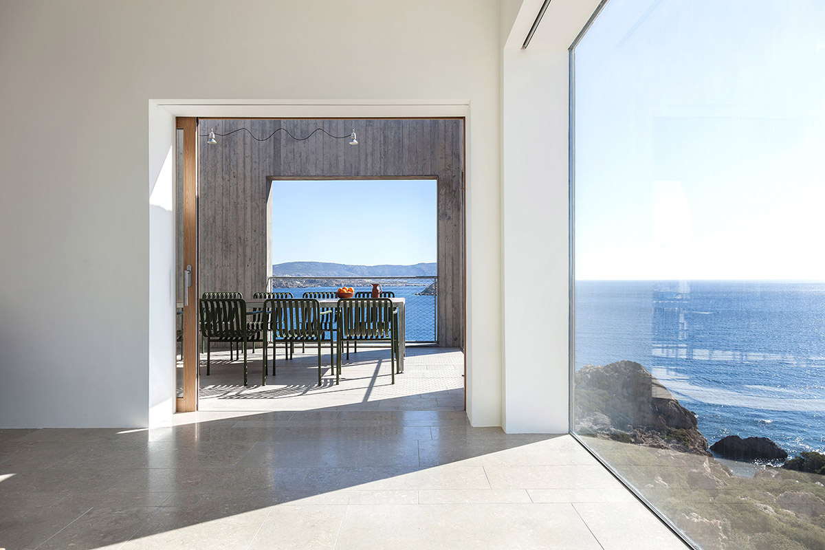 別墅設計，海景別墅，室內設計，OOAK architects，國外海景別墅，現代風格別墅，清水混凝土