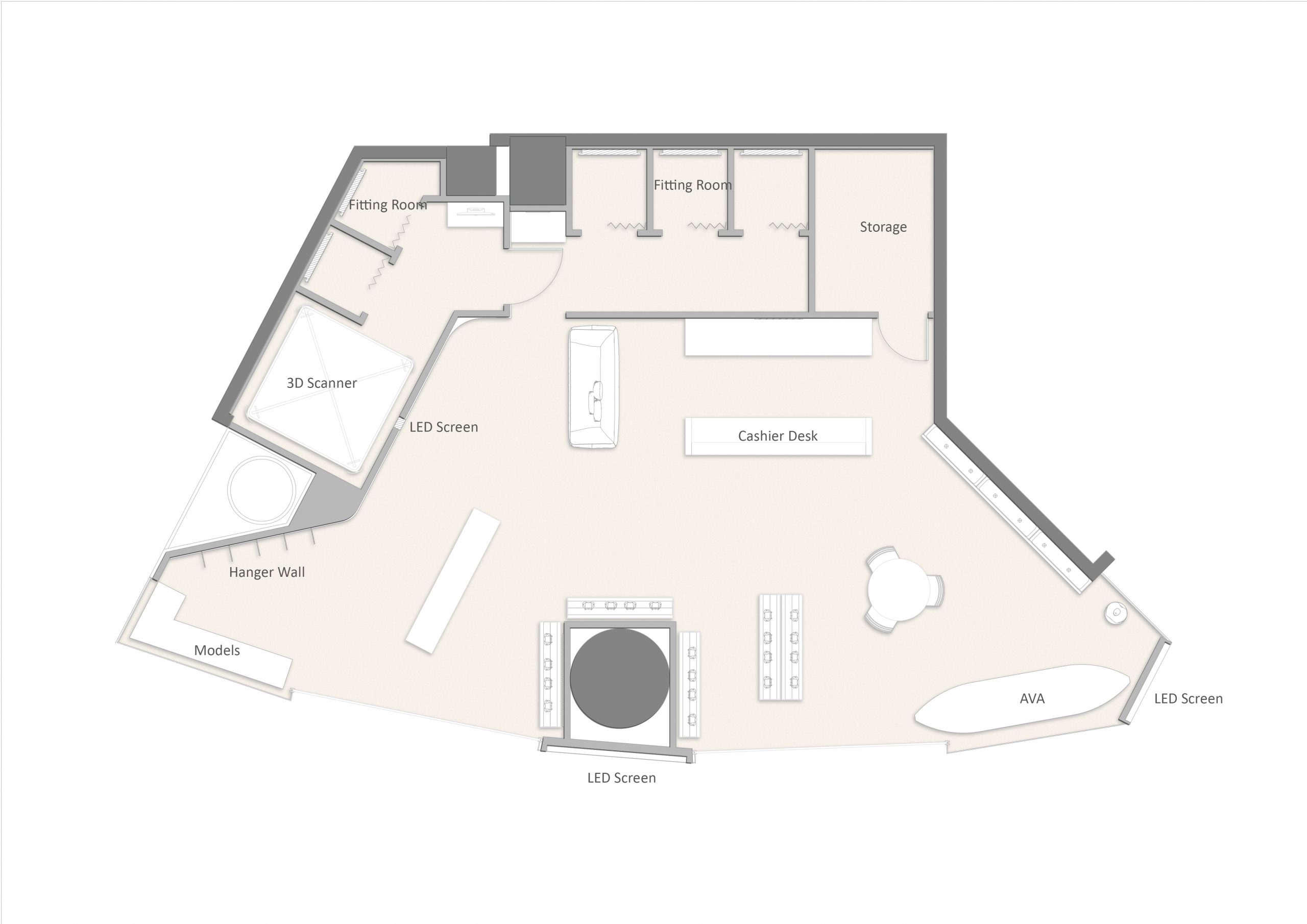 商業空間,店鋪設計,NAN Architects,“NEIWAI”內衣旗艦店,上海,項目投稿