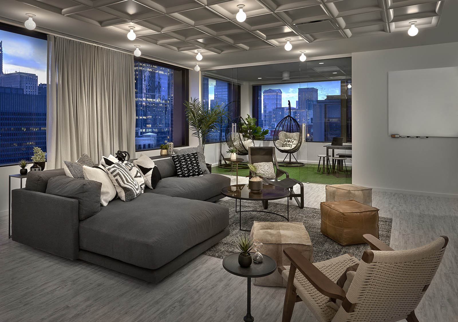 辦公空間，貿易公司辦公室，LOFT工業風格辦公室，開放式辦公室，國外辦公室設計