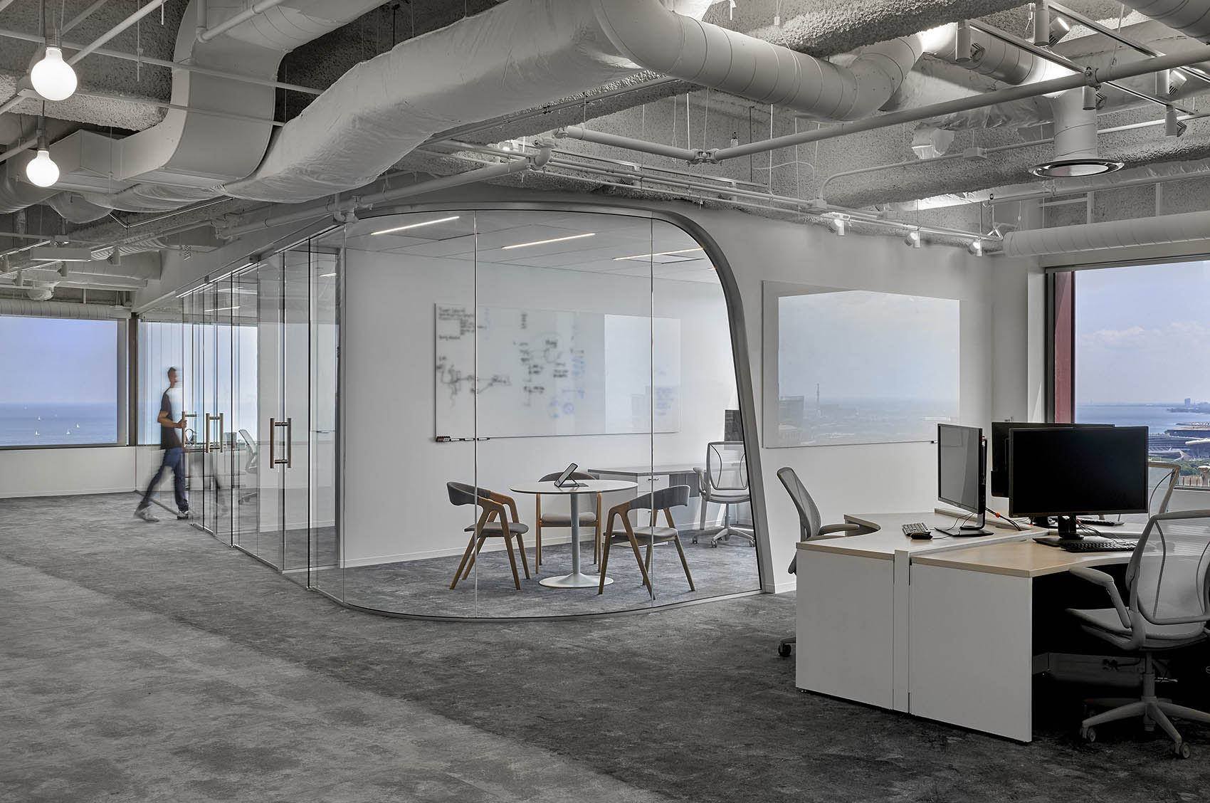 辦公空間，貿易公司辦公室，LOFT工業風格辦公室，開放式辦公室，國外辦公室設計