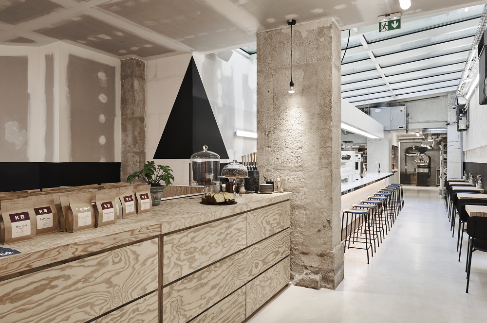 餐飲空間，巴黎，咖啡店，國外咖啡廳設計，LOFT工業風格，烘焙空間