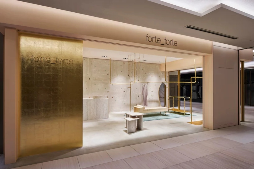 forte_forte精品店，商業空間，東京，服裝店設計