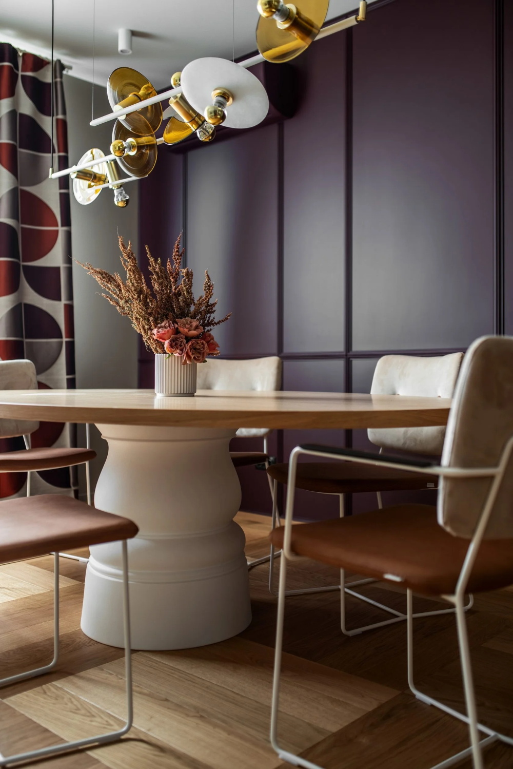 住宅空間,烏克蘭基輔,Oksana Dolgopiatova,Almadin公寓,公寓設計,複古情調