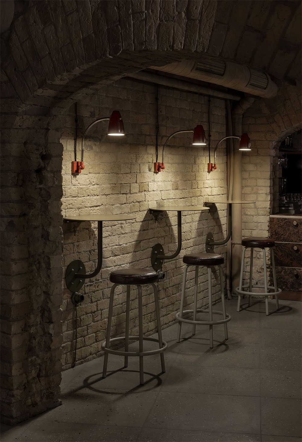 Balthazar地下酒吧,烏克蘭基輔,Rina Lovko,酒吧設計,餐飲空間,倉庫改造