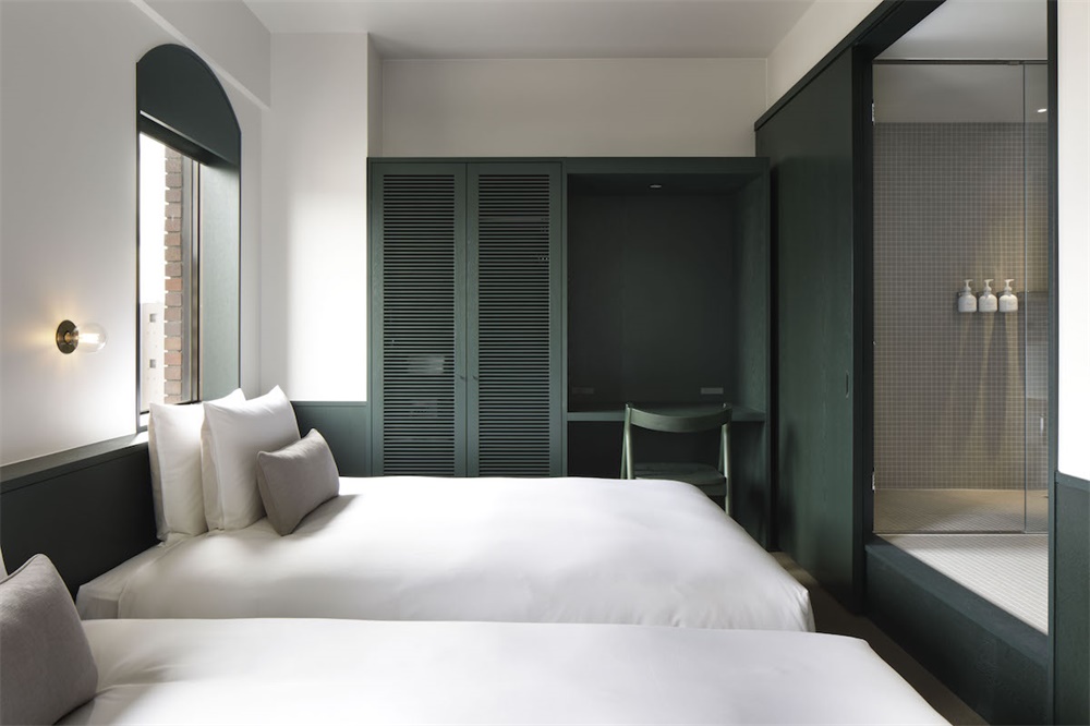 改造酒店設計，DDD酒店，極簡主義，日本東京，CASE-REAL，酒店空間