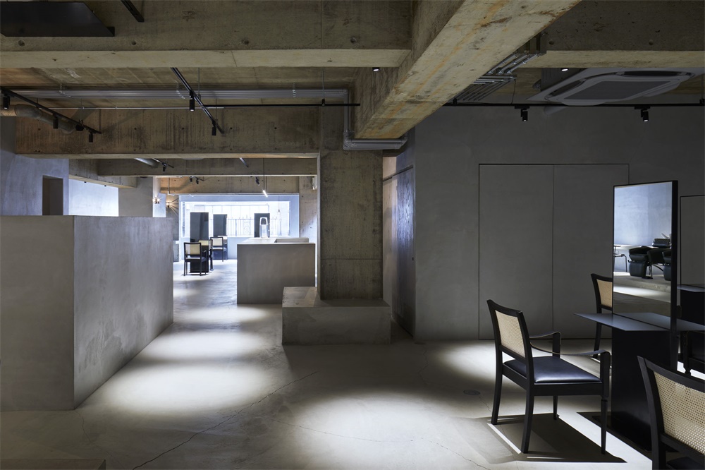 Rire理發店,日本愛知,Airhouse,商業空間,理發店設計,極簡主義