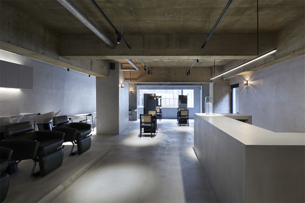 Rire理發店,日本愛知,Airhouse,商業空間,理發店設計,極簡主義