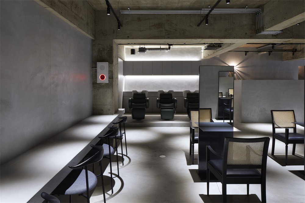 Rire理發店,日本愛知,Airhouse,商業空間,理發店設計,極簡主義