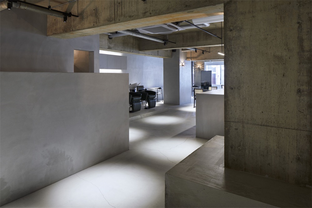 Rire理發店,日本愛知,Airhouse,商業空間,理發店設計,極簡主義