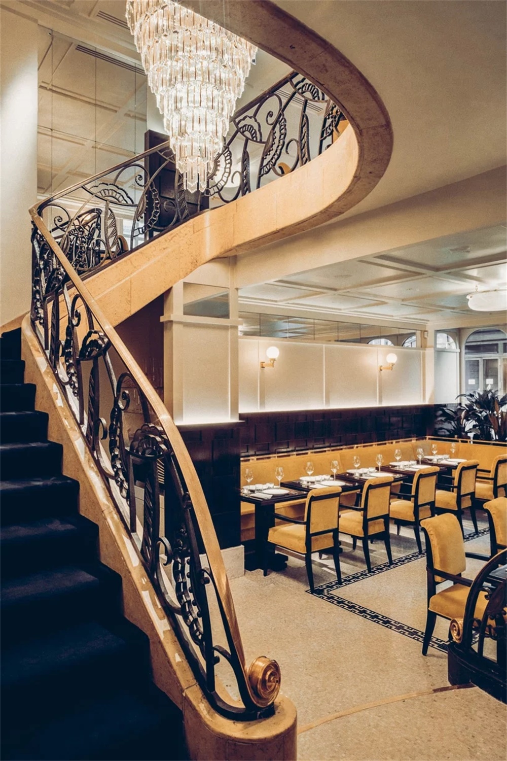 餐飲空間，Drouant餐廳，巴黎，Fabrizio Casiraghi，裝飾藝術，建築改造