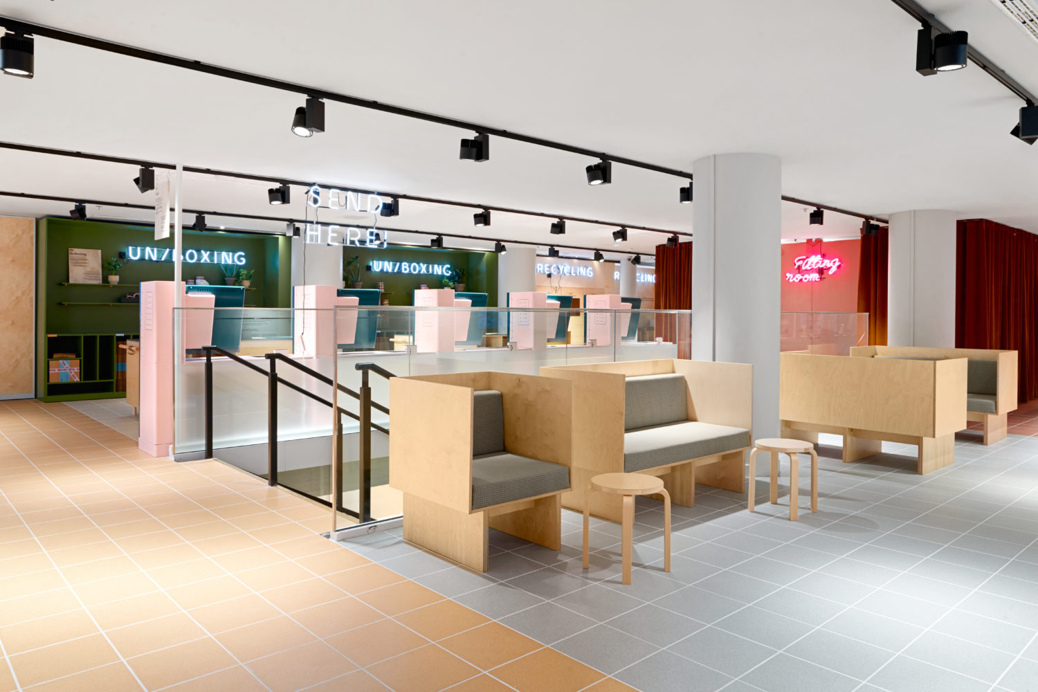 Motley&Fyra，Box Stores，概念店，芬蘭，商業空間，店鋪設計，新零售空間