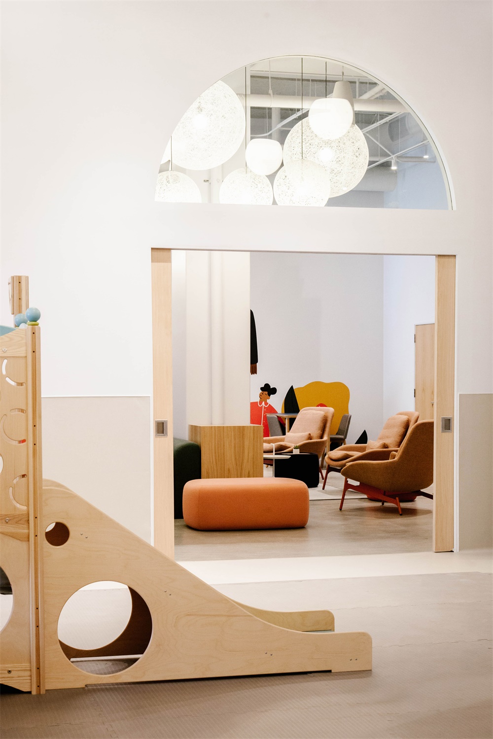 商業空間,兒童活動社區,Darien Williams,美國洛杉磯,兒童保育中心,多功能空間