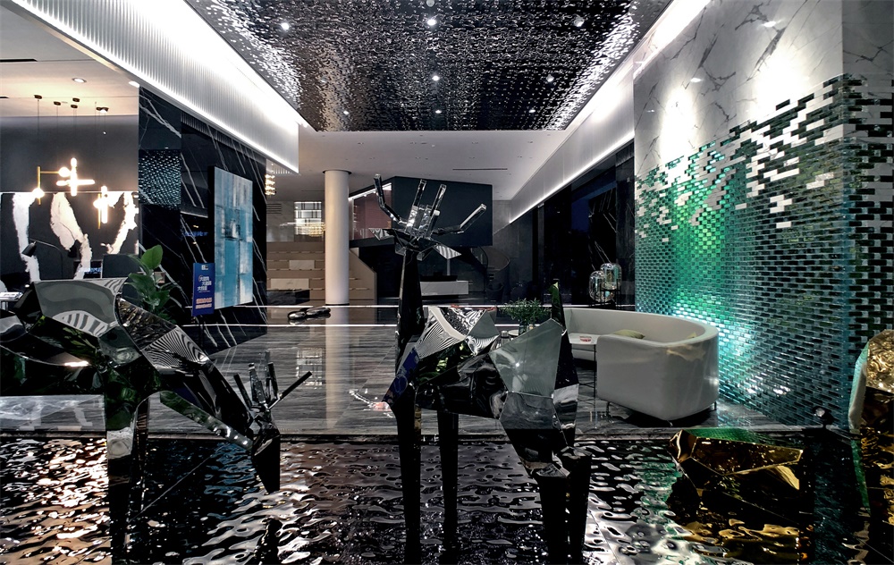 商業空間,展廳設計,陶瓷展廳空間,拓維設計,項目投稿