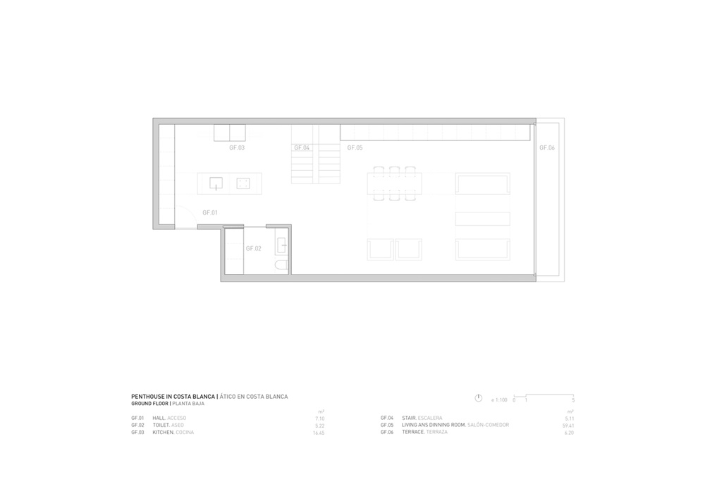 住宅空間,西班牙,Fran Silvestre Arquitectos,改造設計,penthouse住宅,極簡主義