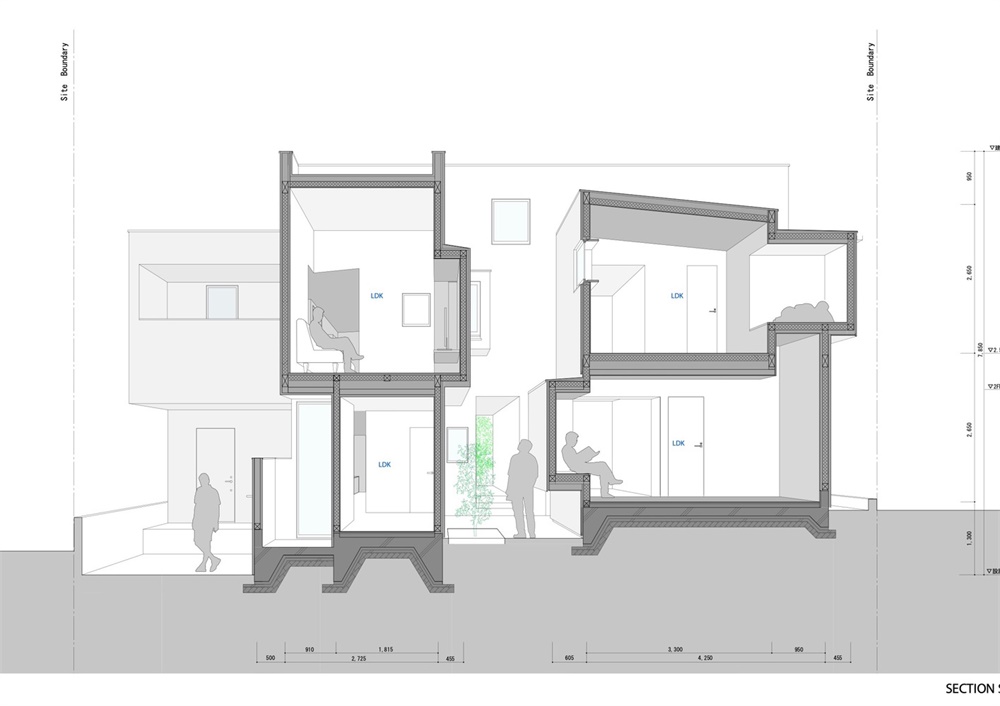 住宅空間，私人住宅，鄰裏關係，東京，日本住宅設計，河野有悟建築事務所