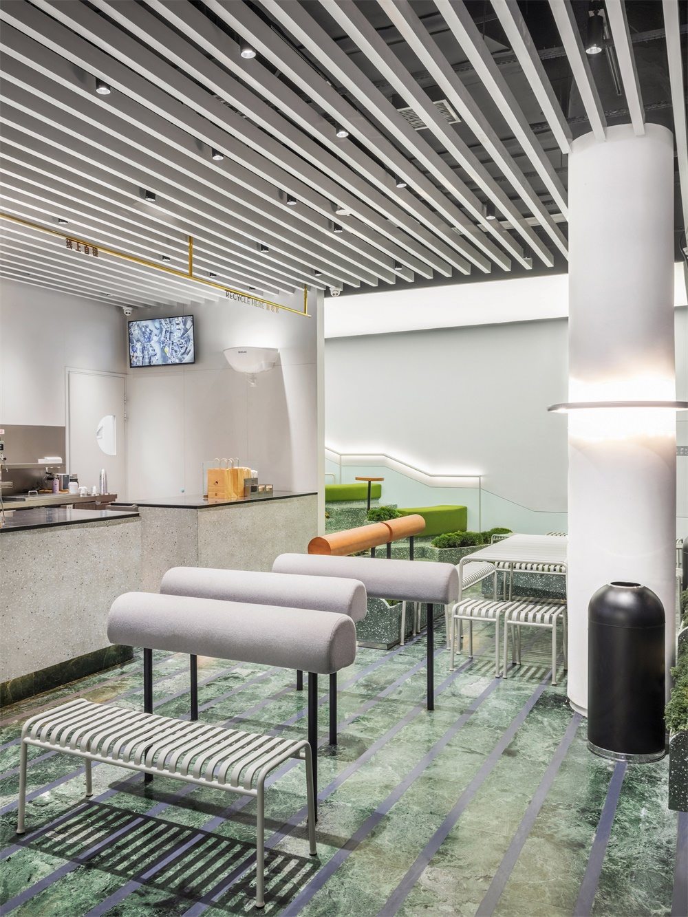 餐飲空間,杭州,喜茶,喜茶熱麥店,nota建築設計工作室,茶飲店設計