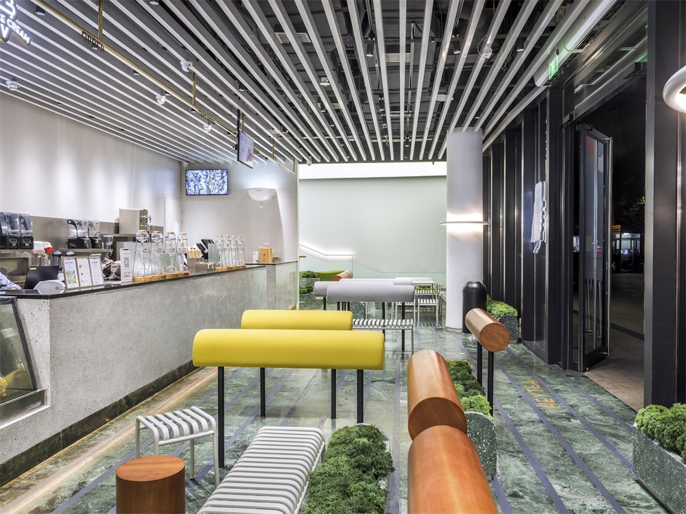 餐飲空間,杭州,喜茶,喜茶熱麥店,nota建築設計工作室,茶飲店設計
