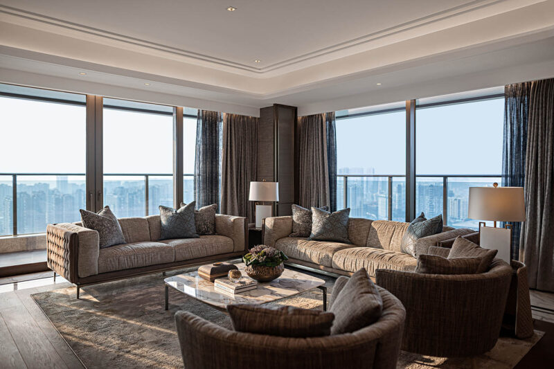 朗昇設計 | 深圳壹方玖譽大平層，私宅設計新美學