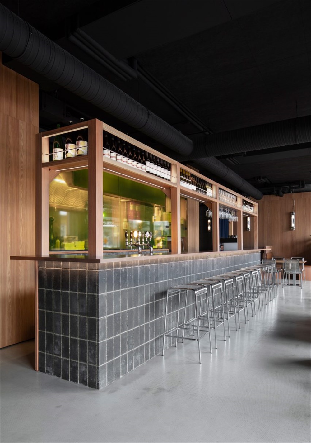 HAF Studio，Yuzu日本漢堡店，冰島，餐飲空間，快餐店設計