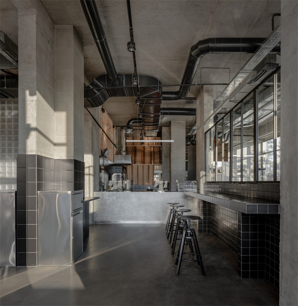 Pomidoros披薩店，Paliychuk Olga Design，餐飲空間，烏克蘭基輔，快餐店設計