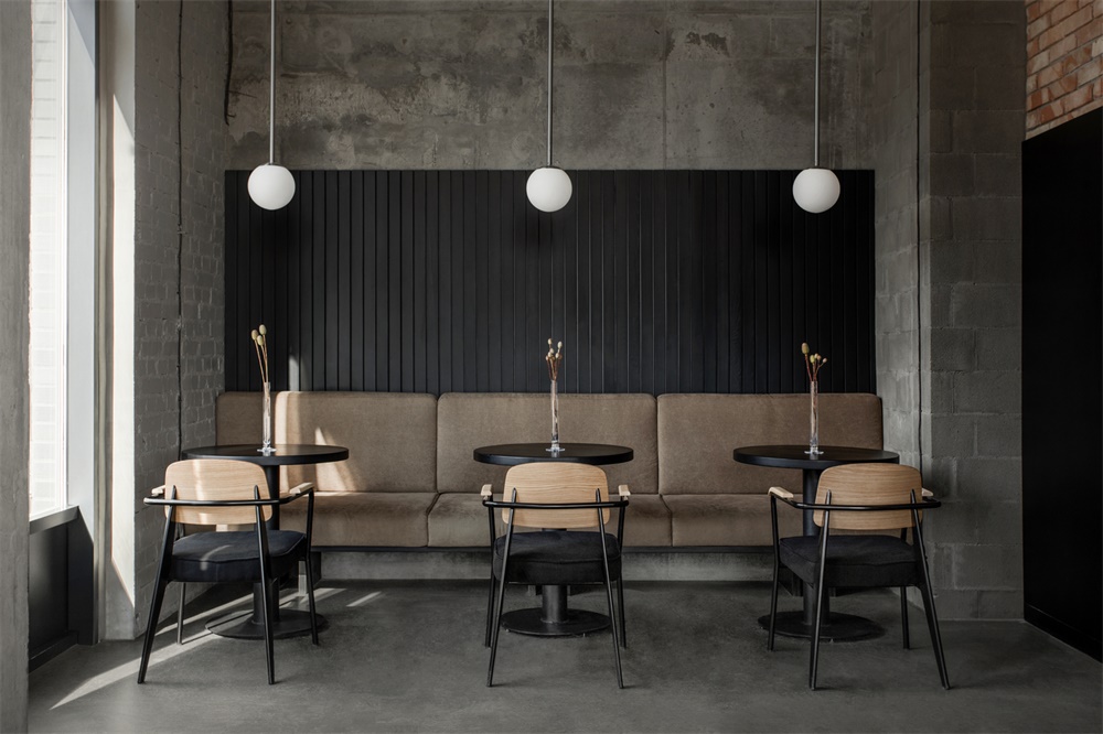 Pomidoros披薩店，Paliychuk Olga Design，餐飲空間，烏克蘭基輔，快餐店設計